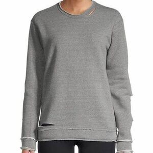 NWT Alala Gray Cypher Slash Sweatshirt Top